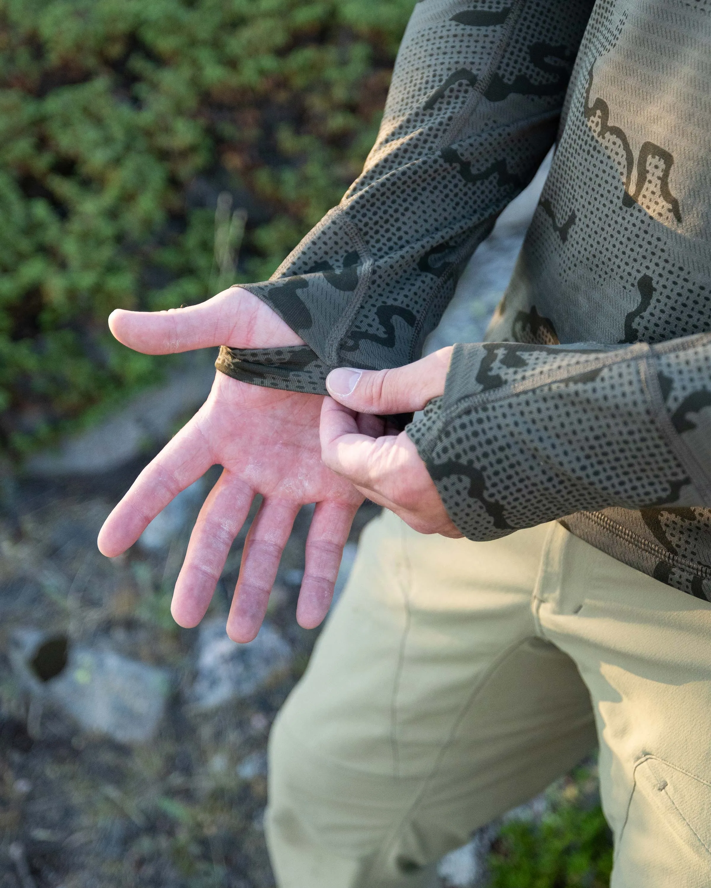 Ridgepoint Fleece Henley | Olive Tonal