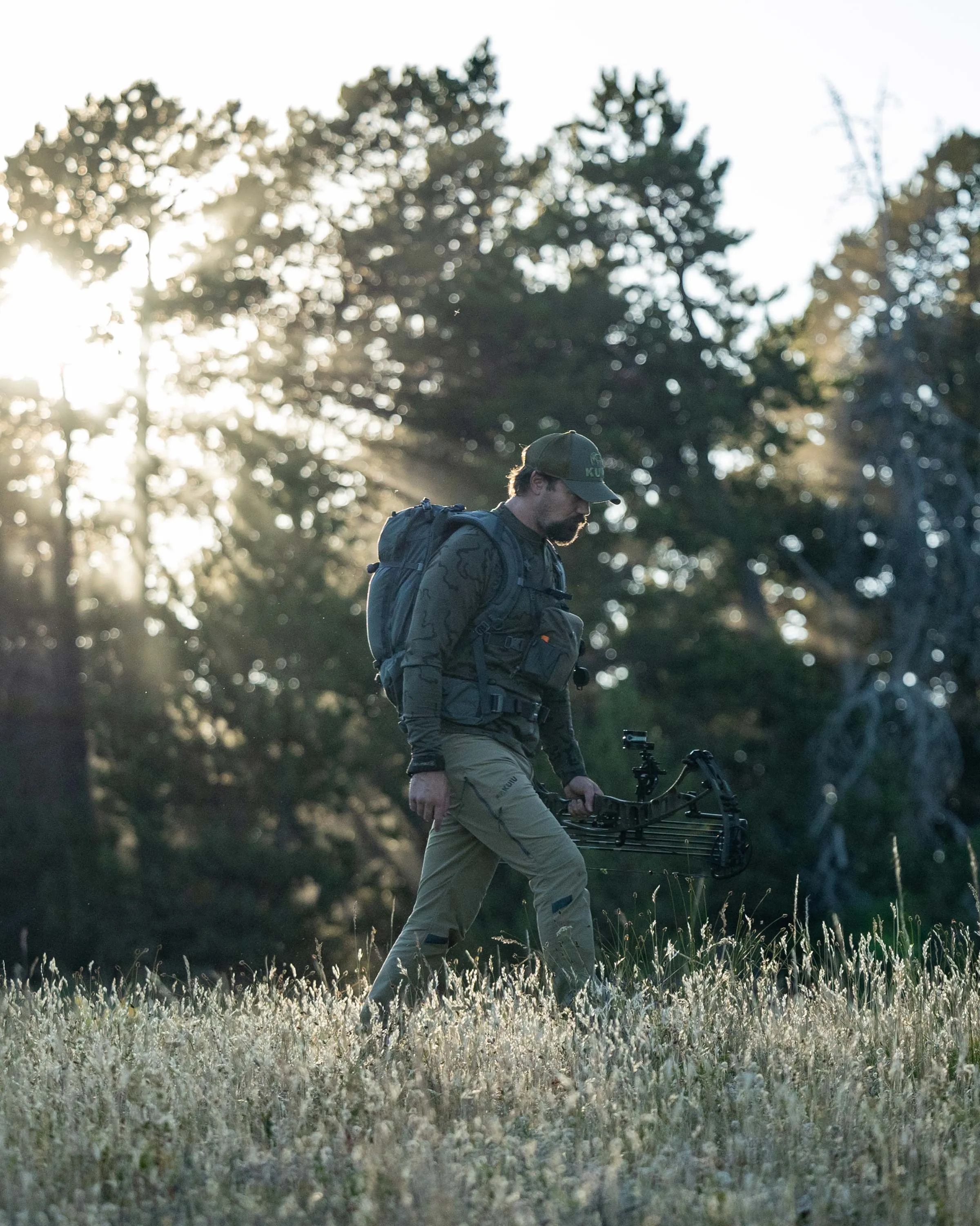 Ridgepoint Fleece Henley | Olive Tonal