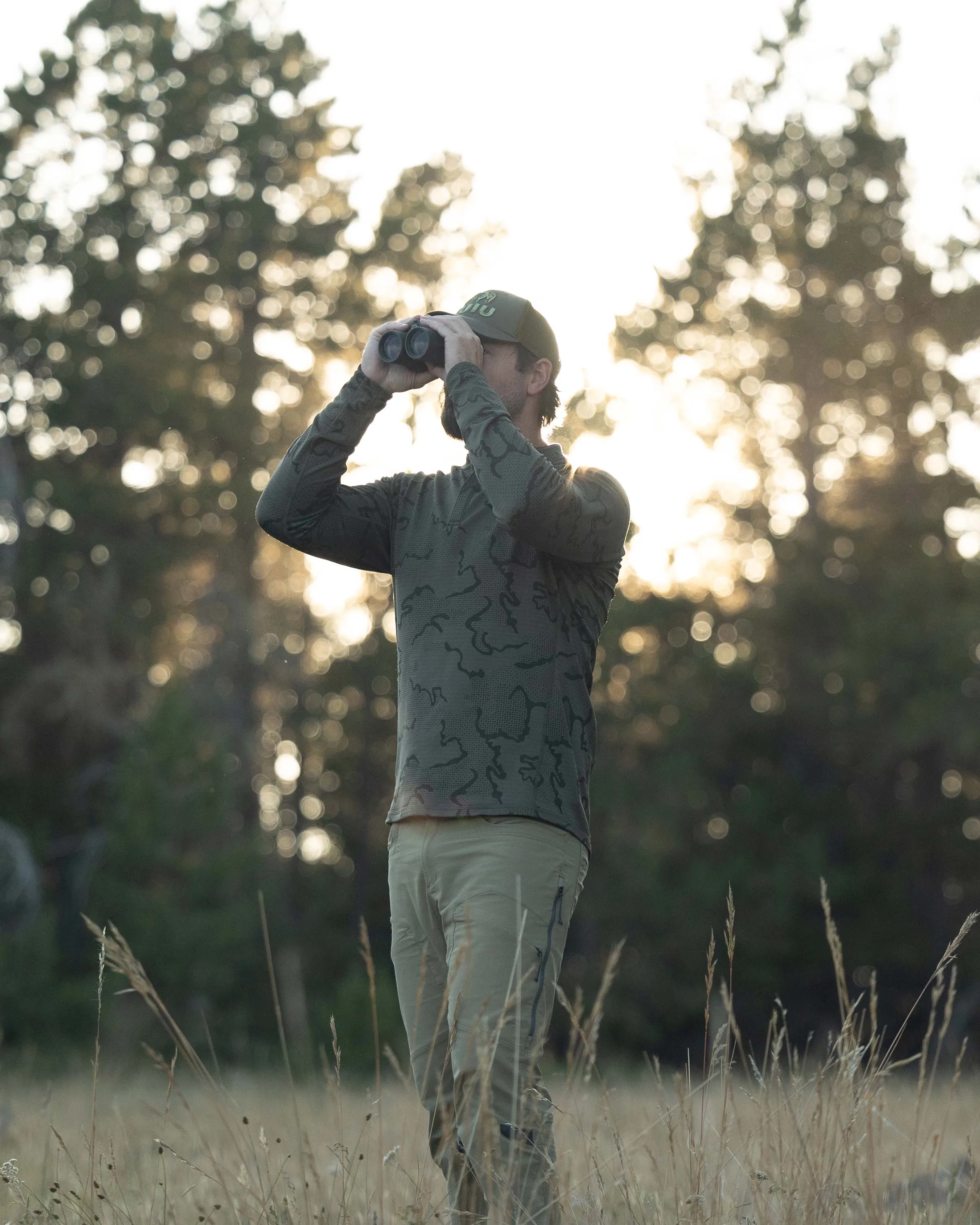 Ridgepoint Fleece Henley | Olive Tonal