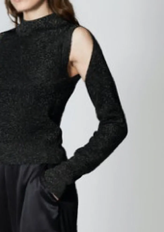 ROBERTO COLLINA Cut-Out Pullover Lurex