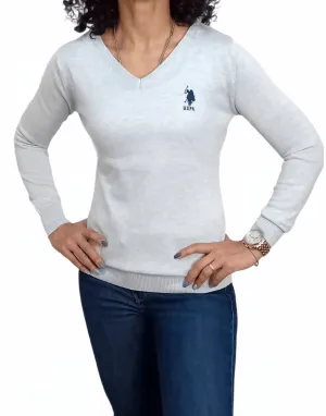 [slim-fit] Women USPA Pullover - Baby blue