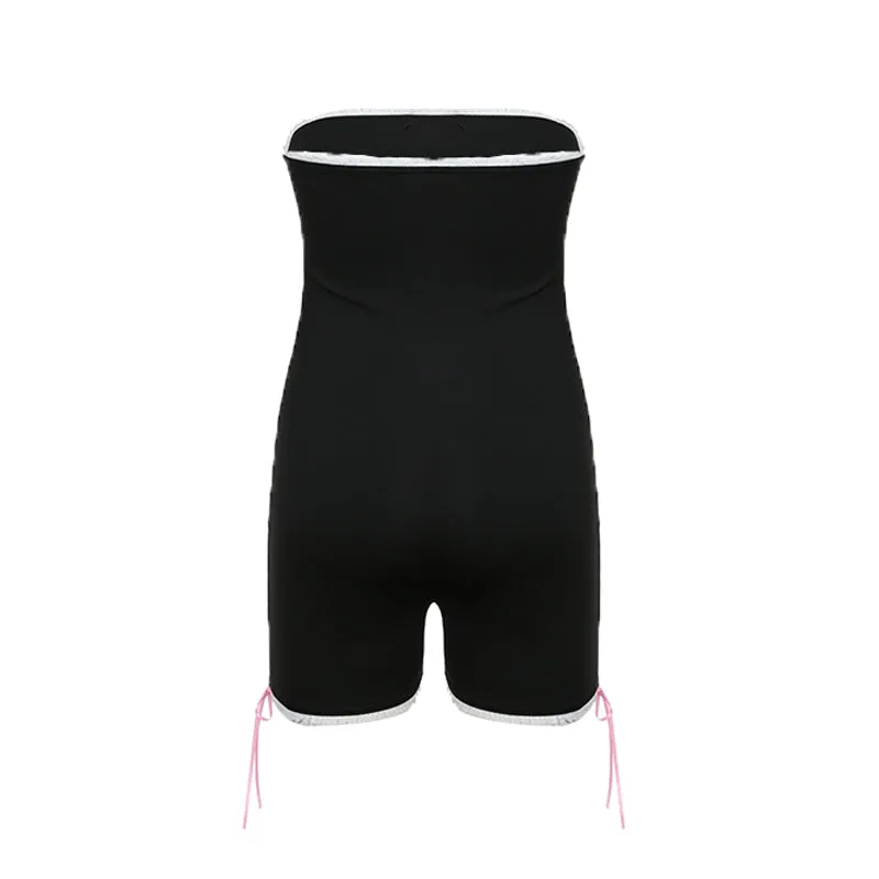 Sury Strapless Romper