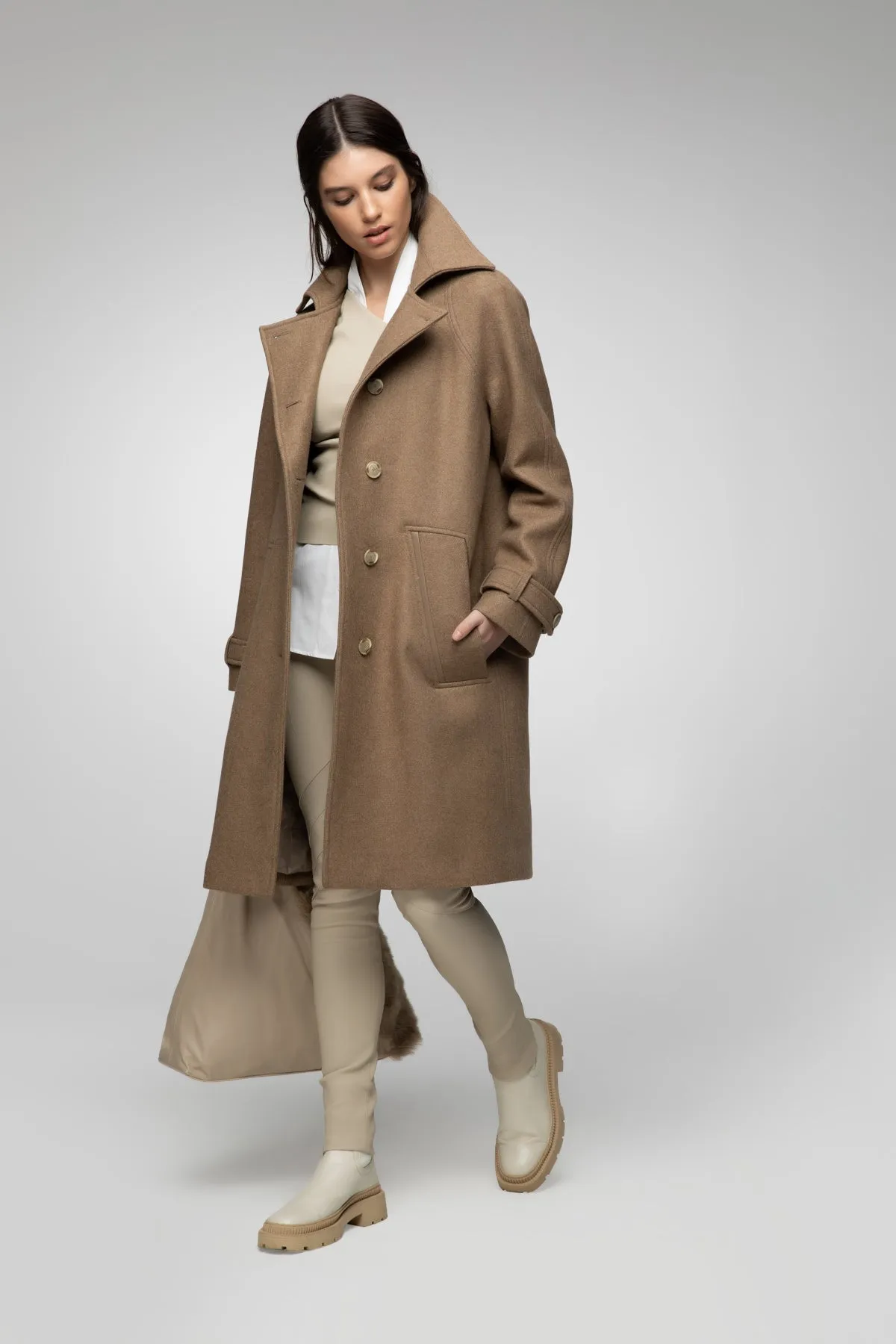 Tan Wool Coat