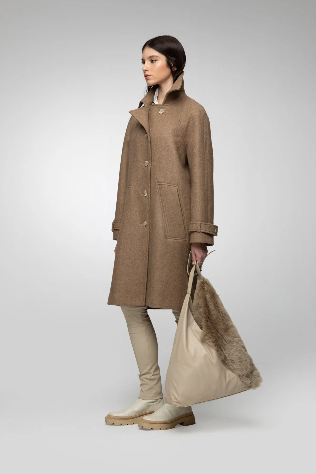 Tan Wool Coat