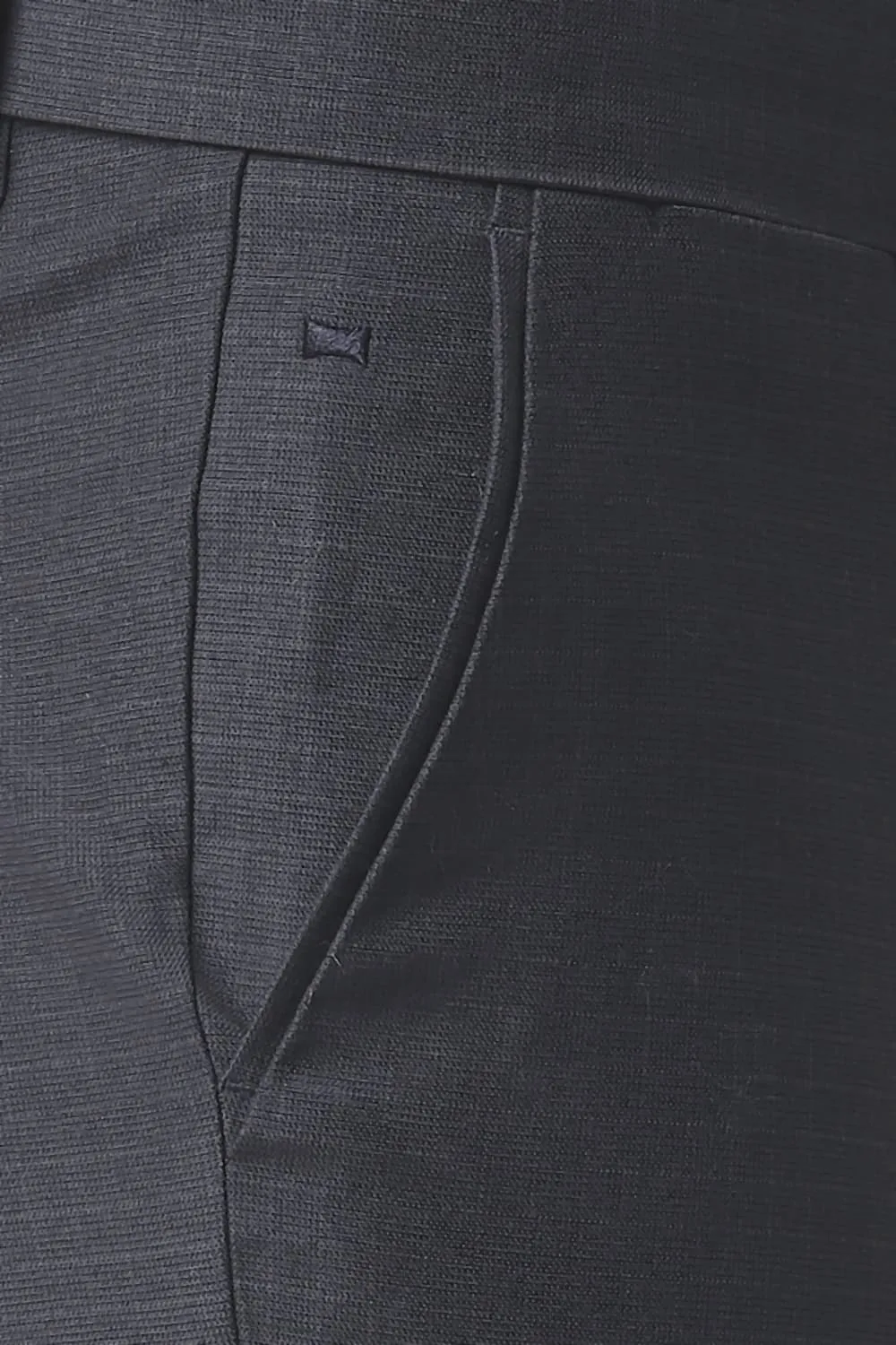 Tapered Fit Stretch Checks Trousers