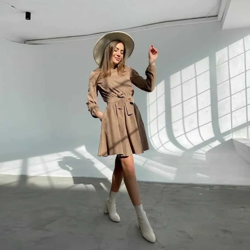 Temperament Pullover Dress