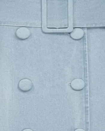The Tamika Denim Trench Coat | Blue