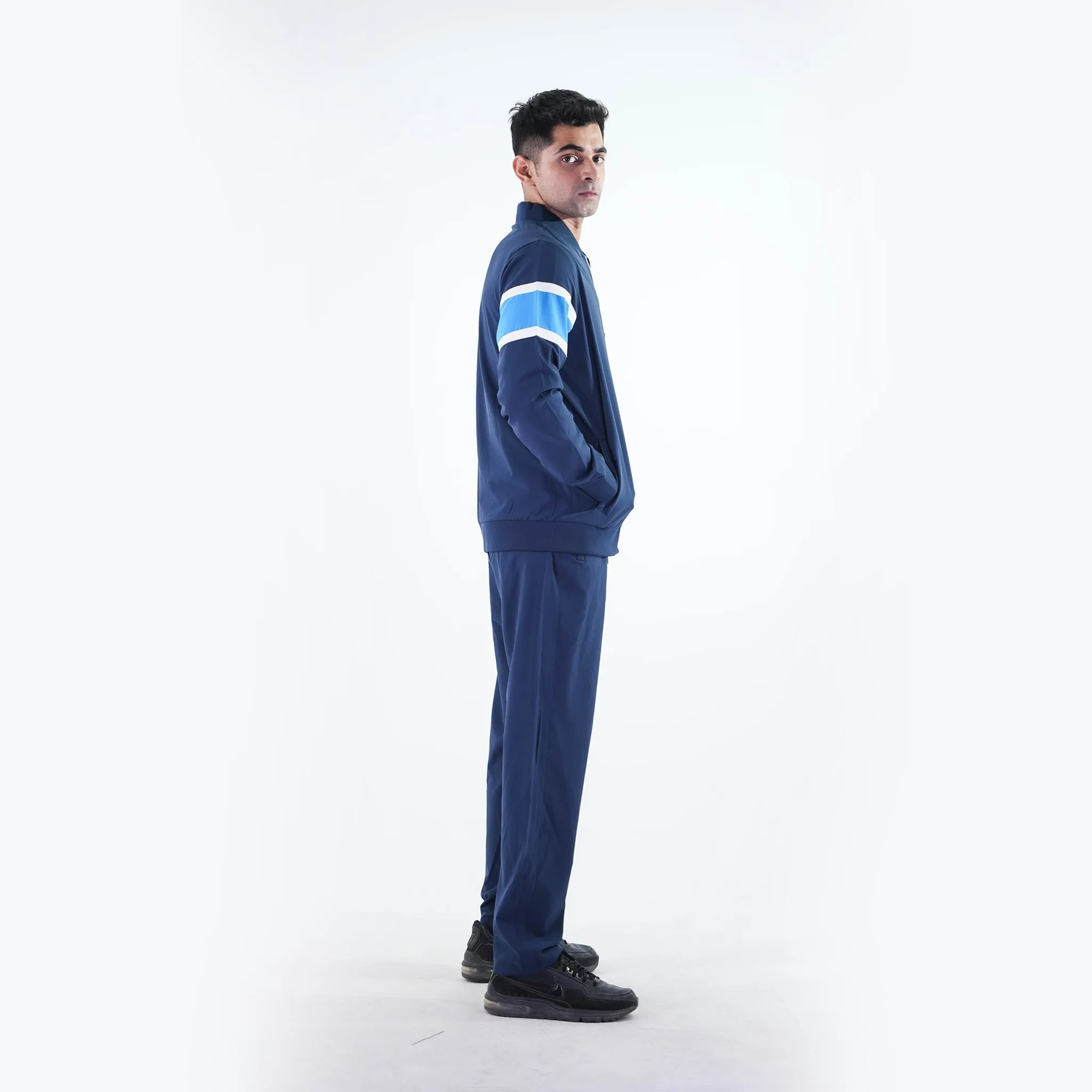 Urban Motion Tracksuit Navy/ Diva Blue