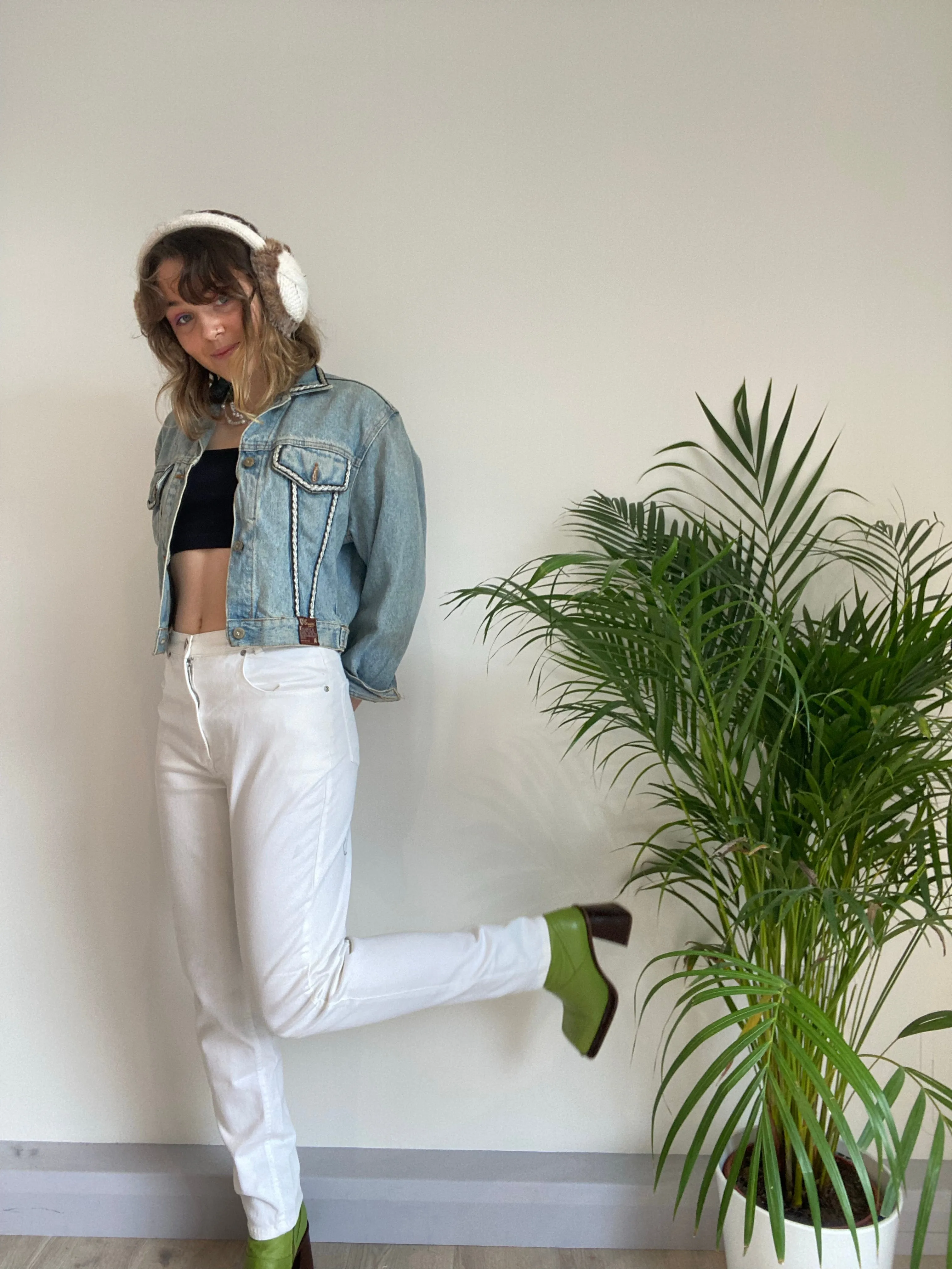 Vintage White Trousers (S)