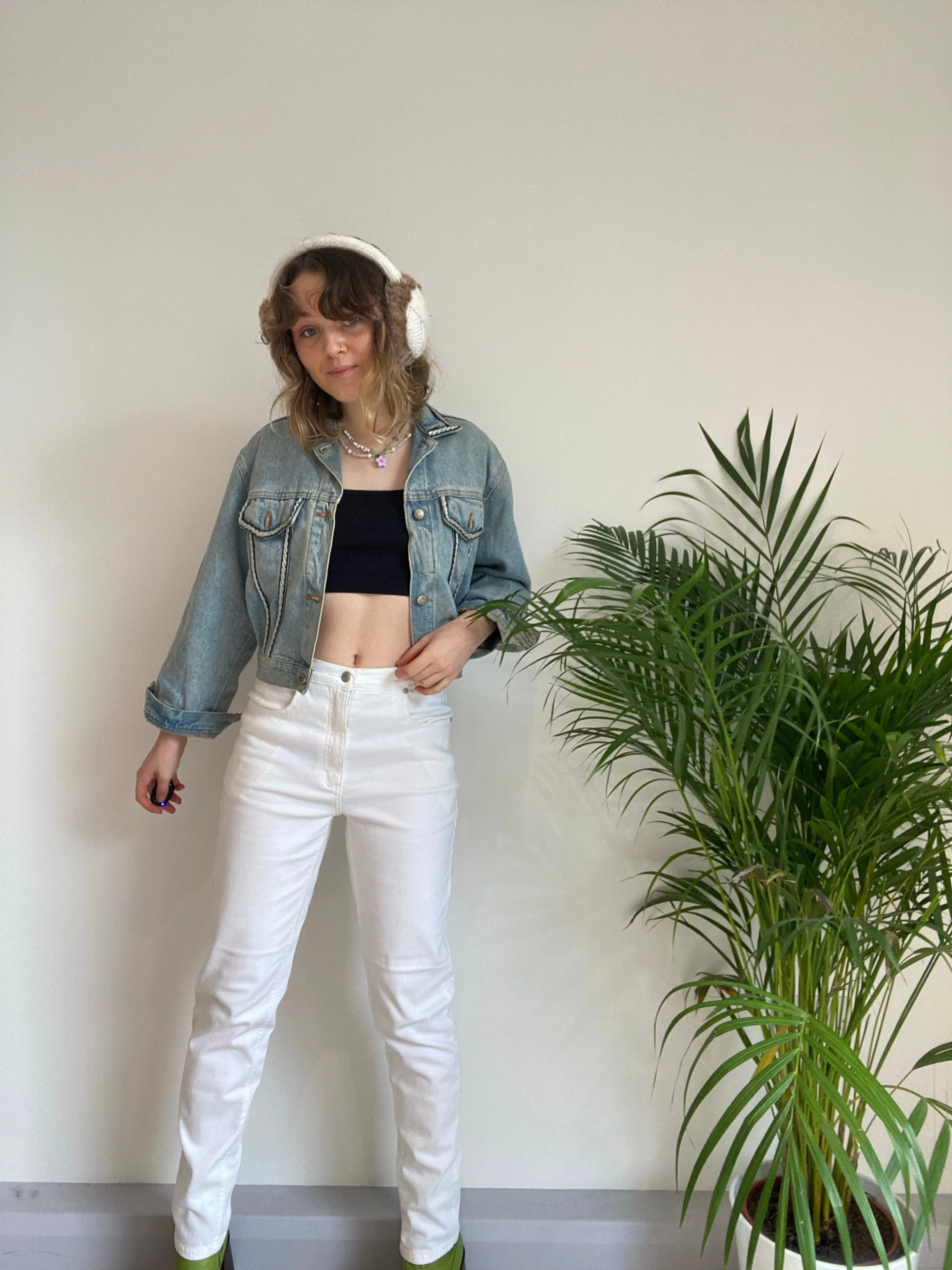 Vintage White Trousers (S)