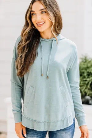 Z Supply: The Dakota Sea Green Hoodie